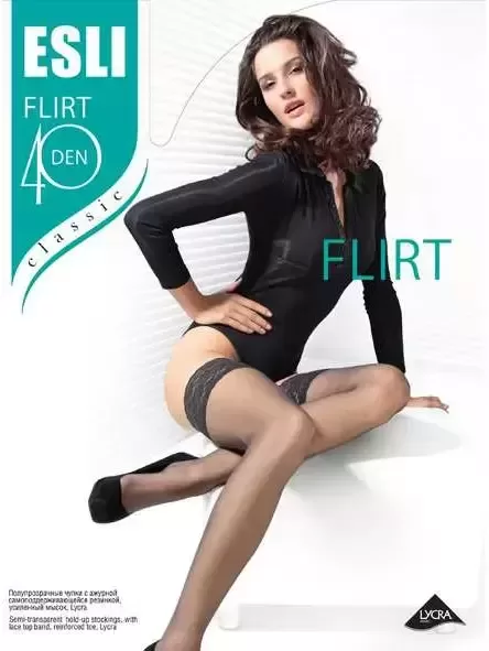 Līmējošās zeķes FLIRT 40 DEN (Esli)